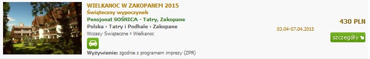 Wielkanoc w Zakopanym