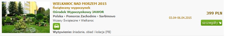 Wielkanoc w Sarbinowie